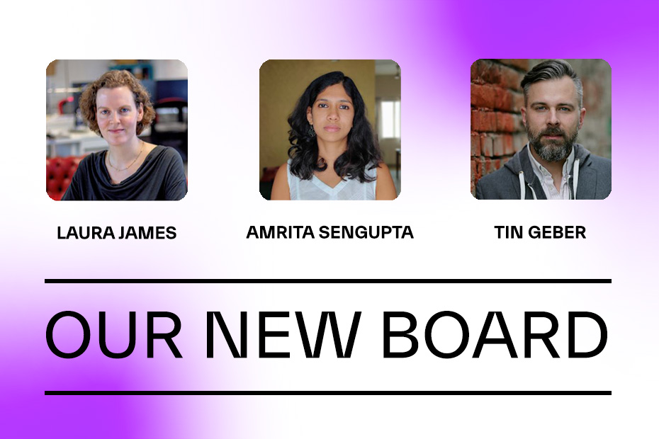 Green Web Foundation new Board annoucement - Laura James, Amrita Sungupta, Tin Geber