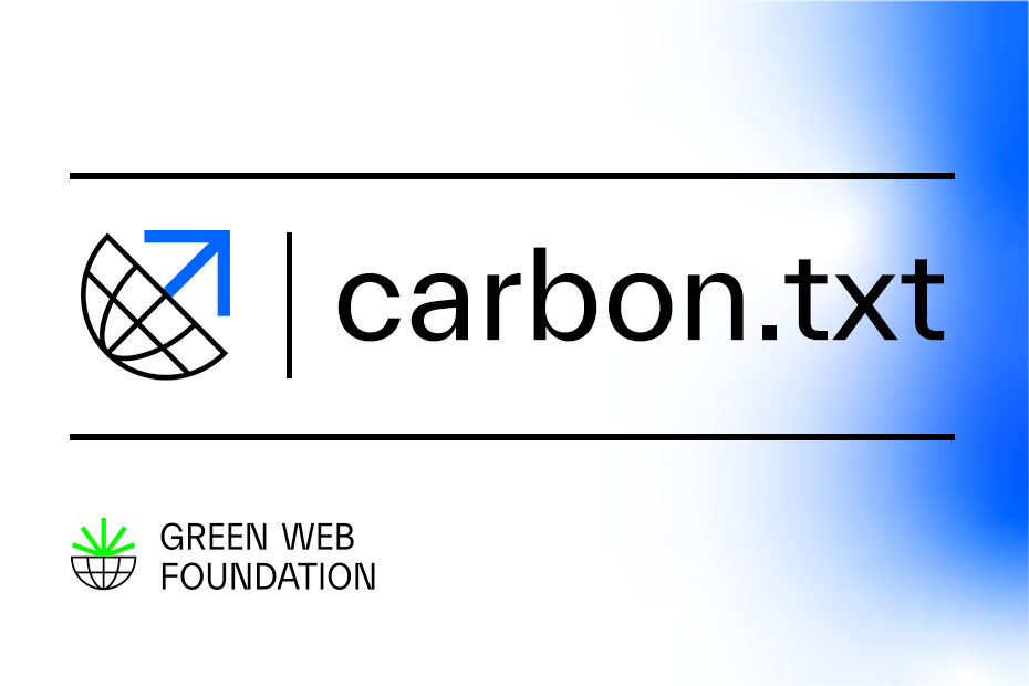 carbon.txt - a open source project by Green Web Foundation